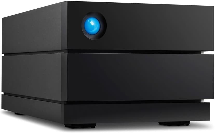 LaCie 2big RAID 8TB External Hard Drive Desktop HDD – USB-C, 7200 RPM Enterprise Class Drives, for Mac and PC Desktop, Rescue Services (STHJ8000800)