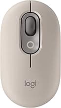 Logitech POP Mouse, Wireless Mouse with Customizable Emojis, SilentTouch Technology, Precision/Speed Scroll, Compact Design, Bluetooth, Multi-Device, OS Compatible - Mist