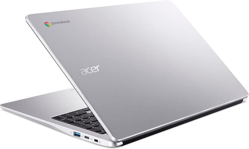 Acer Chromebook 315 Laptop | Intel Celeron N4500 | 15.6" Full HD IPS Display | Intel UHD Graphics | 4GB LPDDR4X | 64GB eMMC | Intel Wi-Fi 6 | DTS Audio | USB Type-C | Chrome OS | CB315-4H-C8XU,Silver