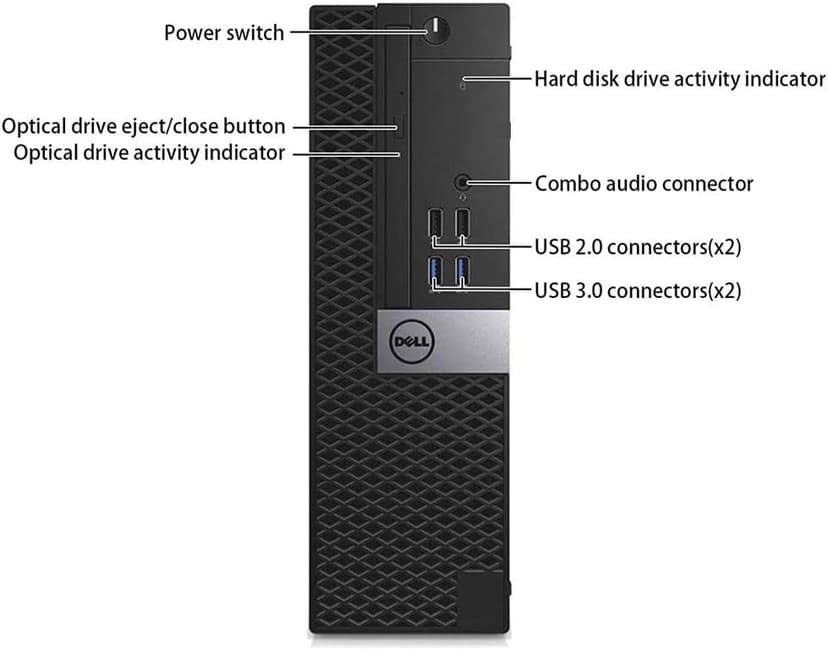 Dell OptiPlex 5040 SFF Desktop Computer Intel PC Quad Core i7-6700 3.40GHz up to 4.0GHz 16GB Ram 512GB NVMe M.2 SSD Built-in WiFi & Bluetooth HDMI Wireless Keyboard and Mouse Windows 10 Pro (Renewed)