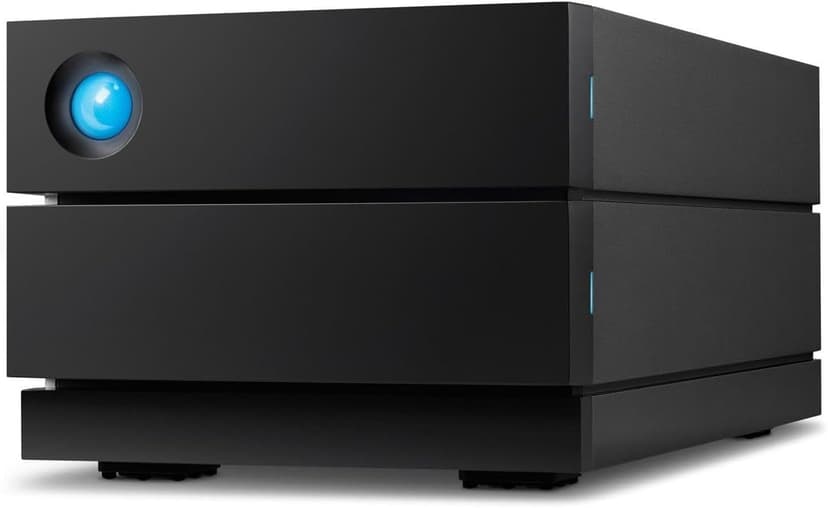 LaCie 2big RAID 8TB External Hard Drive Desktop HDD – USB-C, 7200 RPM Enterprise Class Drives, for Mac and PC Desktop, Rescue Services (STHJ8000800)