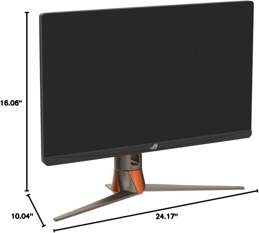 ASUS ROG Swift 360Hz 27” 1440P HDR Gaming Monitor (PG27AQN) - QHD (2560 x 1440), Fast IPS, 1ms, G-SYNC, Eye Care, HDMI, DisplayPort, USB, Ergonomic Design, VESA Wall Mountable, HDR10, DisplayHDR600