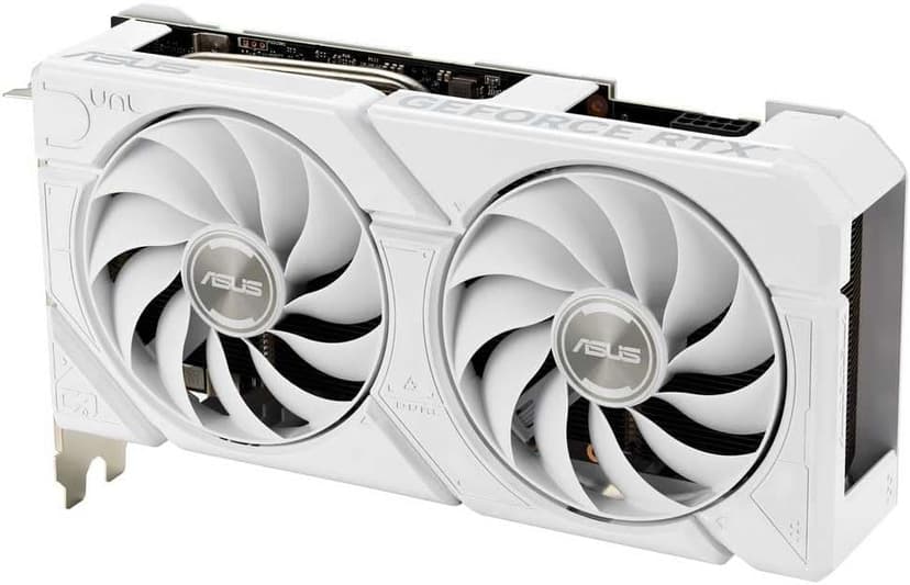 ASUS Dual GeForce RTX 4060 EVO White OC Edition 8GB GDDR6 Gaming Graphics Card White (Nvidia GeForce RTX4060 DLSS3, 246 AI Tops, PCIe 4.0, 1x HDMI 2.1a, 3X DisplayPort 1.4a,