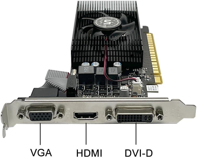 Geforce GTX 750 Ti 4GB Graphics Card, GDDR5 128-bit, DVI, HDMI, VGA, Low Profile, Video Card PC, GPU, PCI Express x16