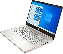 HP 14 Series 14" Touchscreen Laptop Intel Celeron N4020 4GB RAM 64 GB eMMC Pale Rose Gold