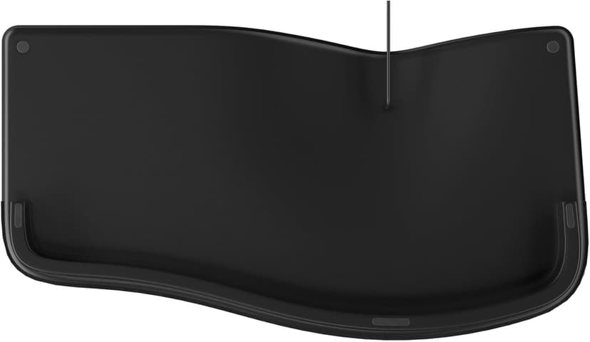 Incase Ergonomic Keyboard – Designed by Microsoft – Refined Ergonomic Design, Built-in Shortcuts Keys, Layered Palm Rest for Elevated Wrist Support, Integrated Number Pad – Black