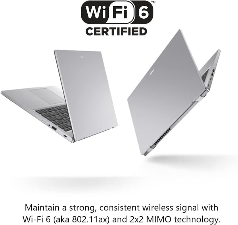 Acer Aspire 3 A315-24P-R7VH Slim Laptop | 15.6" Full HD | AMD Ryzen 3 7320U Quad-Core | AMD Radeon Graphics | 8GB LPDDR5 | 128GB NVMe SSD | Wi-Fi 6 | Windows 11 Home