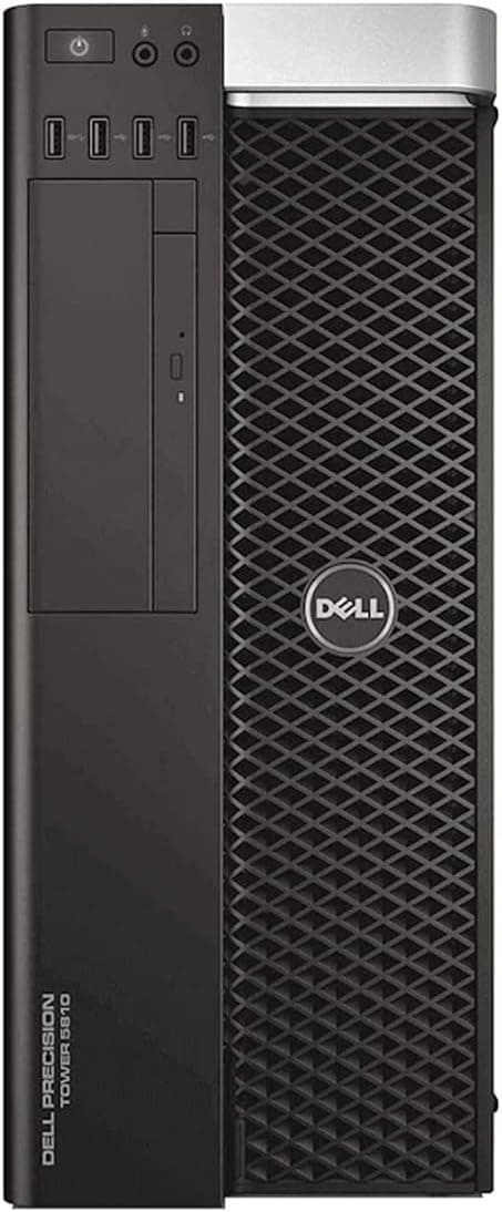 Dell Precision T5810 Gaming/Studio/Music Production Workstation, Intel E5-1650 v4 6-Core up to 4.0GHz, 32GB DDR4 RAM, 1TB NVMe M.2 SSD + 3TB, GTX 1060 4K VR Ready, USB 3.0 Windows 10 Pro (Renewed)
