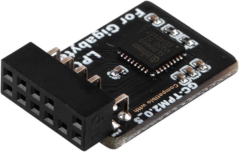TPM2.0 Module LPC 12Pin Module with Infineon SLB9665 for Gigabyte Motherboard Compatible with GC-TPM2.0_S