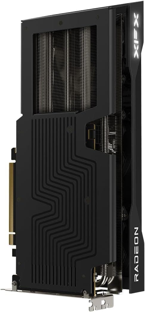 XFX Swift AMD Radeon RX 9060 XT OC Triple Fan Gaming Edition with 16GB GDDR6 HDMI 2xDP, AMD RDNA 4 RX 9060XT RX-96TS316BA