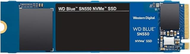 Western Digital 500GB WD Blue SN550 NVMe Internal SSD - Gen3 x4 PCIe 8Gb/s, M.2 2280, 3D NAND, Up to 2,400 MB/s - WDS500G2B0C