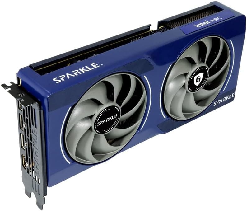 Sparkle Intel Arc B570 Guardian OC Graphics Card, 10GB GDDR6, Torn Cooling 2.0, Axial Fan, Breathing Light, Metal Backplate, SB570G-10GOC