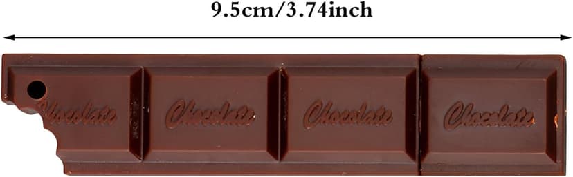 JKJF 6 PCS Simulation Chocolate Shape Rollerball Pens Chocolate Shape Gel Ink Pen Novelty Food Pens for School Office Stationery Writing Supplies - 0.7mm Black