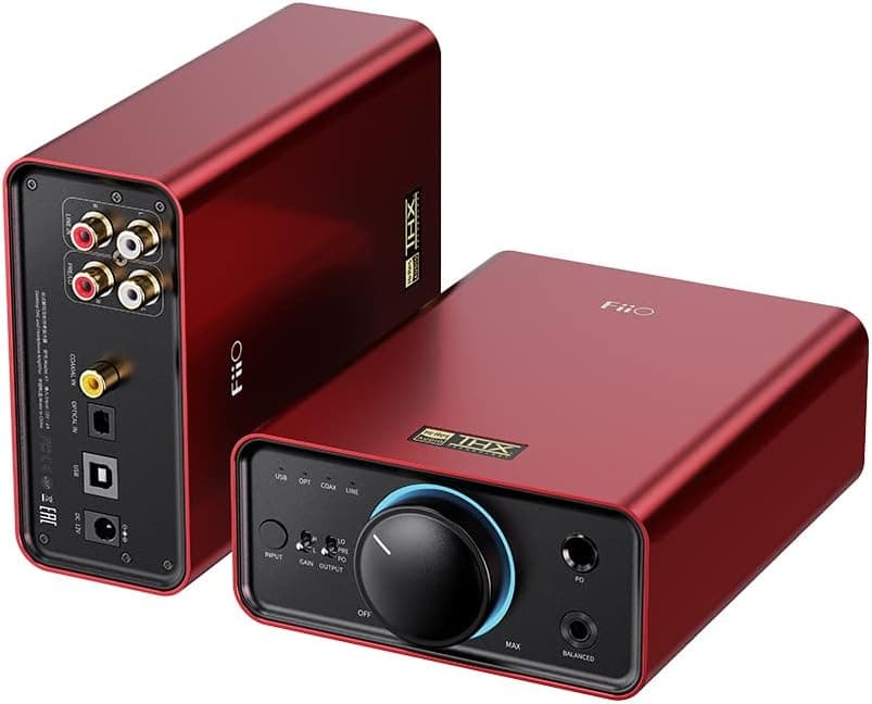 FiiO K7 Full Balanced HiFi DAC Headphone Amplifier AK4493S*2, XMOS XU208 PCM384kHz DSD256,USB/Optical/Coaxial/RCA Inputs, 6.35mm/4.4mm Output