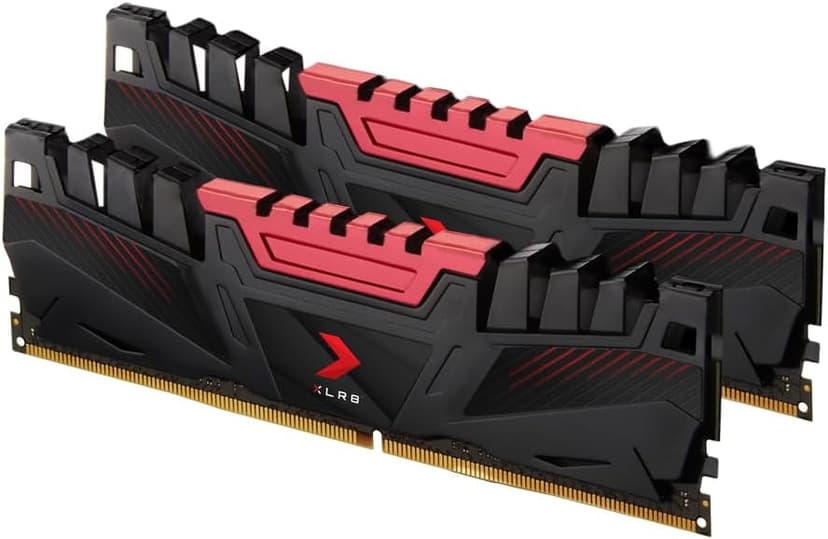 PNY XLR8 Gaming 16GB (2x8GB) DDR4 DRAM 3200MHz (PC4-25600) CL16 1.35V Dual Channel Desktop (DIMM) Memory Kit – MD16GK2D4320016AXR