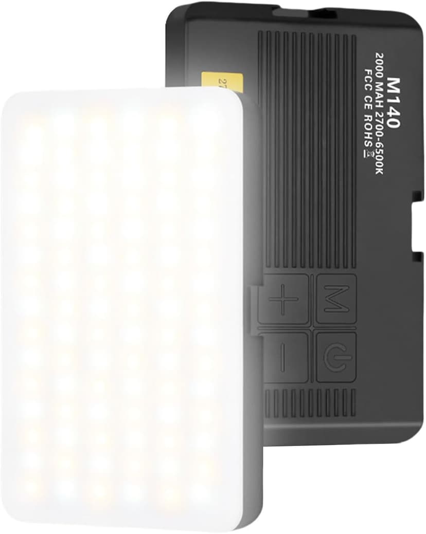 Rechargeable LED Fill Light Portable Pocket Designs Video Light Camera Light For Cell Phones Laptops Makeup Videos