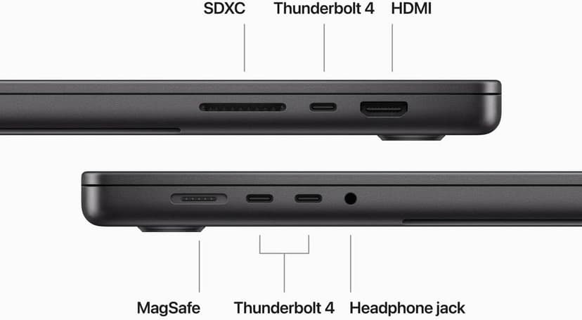 Apple MacBook Pro 16.2" with M3 Max Chip (Late 2023) - Space Black, 16-Core / 40-Core, 128GB, 2TB SSD