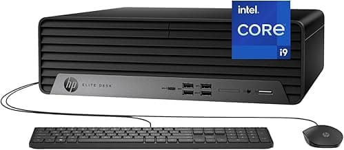 HP Elite SFF 600 G9 Desktop, Intel Core i9-12900K (16 Cores, Up to 5.2GHz), 16GB DDR5 RAM, 1TB SSD, Compact & Quiet, High Performance, Wi-Fi, Type-C, Bluetooth, DisplayPorts, HDMI, Windows 11 Pro
