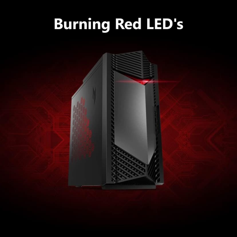 Acer Nitro 50 N50-656-UR16 Gaming Desktop | Intel Core i7-14700F 20-Core Processor | NVIDIA GeForce RTX 4060 | 16GB DDR5 5600MHz | 1TB PCIe Gen 4 SSD | Intel Wi-Fi 6E AX211 | Windows 11 Home