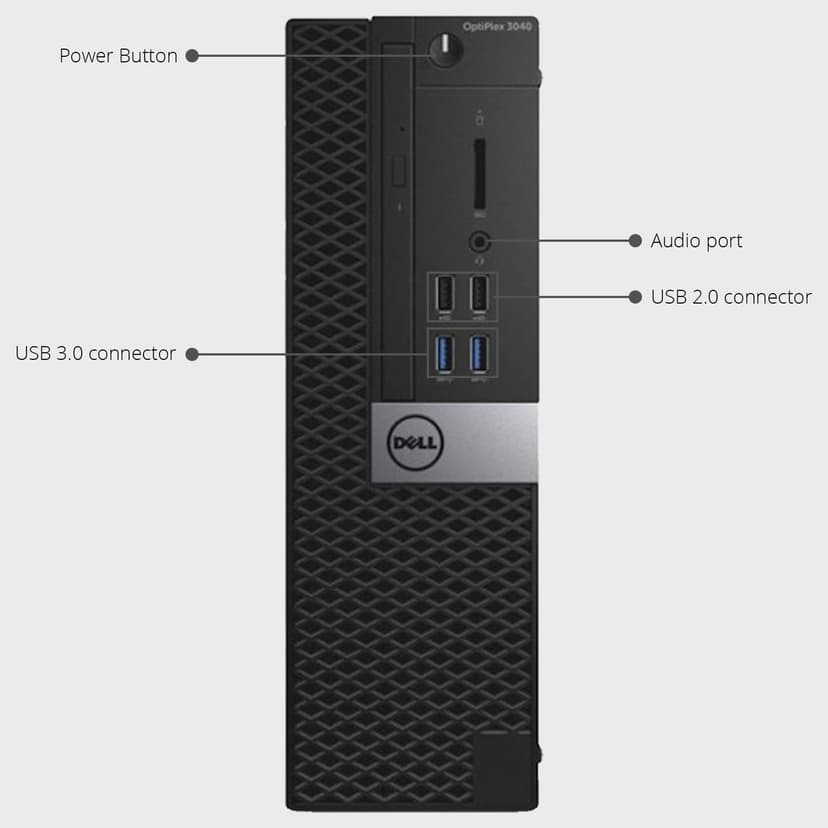 Dell Video Editing CAD OptiPlex 3040 Desktop Computer PC, Intel Core i5-6500, 3.2 GHz Processor, 16GB RAM, 480GB SSD (Fast Boot) + 2TB HDD, Graphics RX-550 4GB DDR5, WiFi, Windows 11 Pro (Renewed)