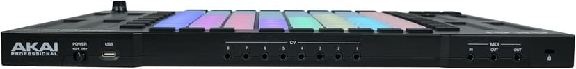 AKAI Professional APC64 Ableton MIDI Controller with 8 Touch Strips, Step Sequencer, 64 RGB Velocity-Sensitive Pads, CV Gates, MIDI In & Out, USB-C