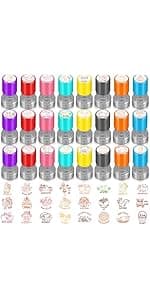 Yinder 24 Pcs Teacher Stamps for Classroom Self Inking School Classroom Stamps Bulk for Teachers Elementary Colorful Motivational Encouraging Gifts(Cute Animal)