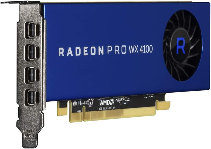 AMD Radeon Pro WX4100 Graphics Card Blue (100-506008)