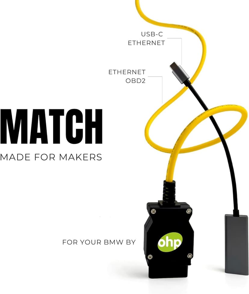 OHP ENET OBD2 (Enet Cable + USB Type C)