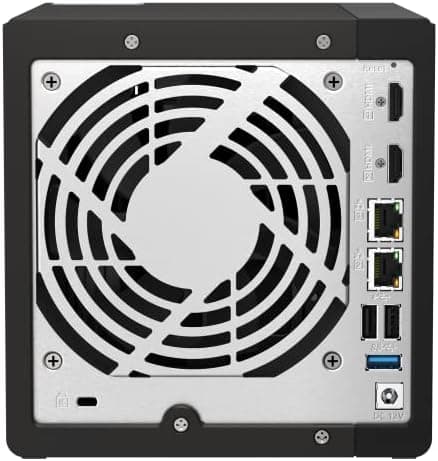 QNAP TS-453E-8G-US 4 Bay High-Performance Desktop NAS with Intel Celeron Quad-core Processor, 8 GB DDR4 RAM and Dual 2.5GbE (2.5G/1G/100M) Network Connectivity (Diskless)