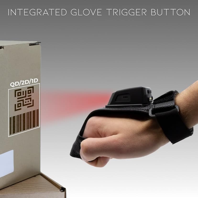 Chainway C90 Wrist Mount Wearable Android Device All-in-One Package with Hands-Free Glove 2D/1D/QR Code Reader, Wireless, Android 10, WiFi, Bluetooth, 5.7” Large Screen, for Scanning (Build Your Own)