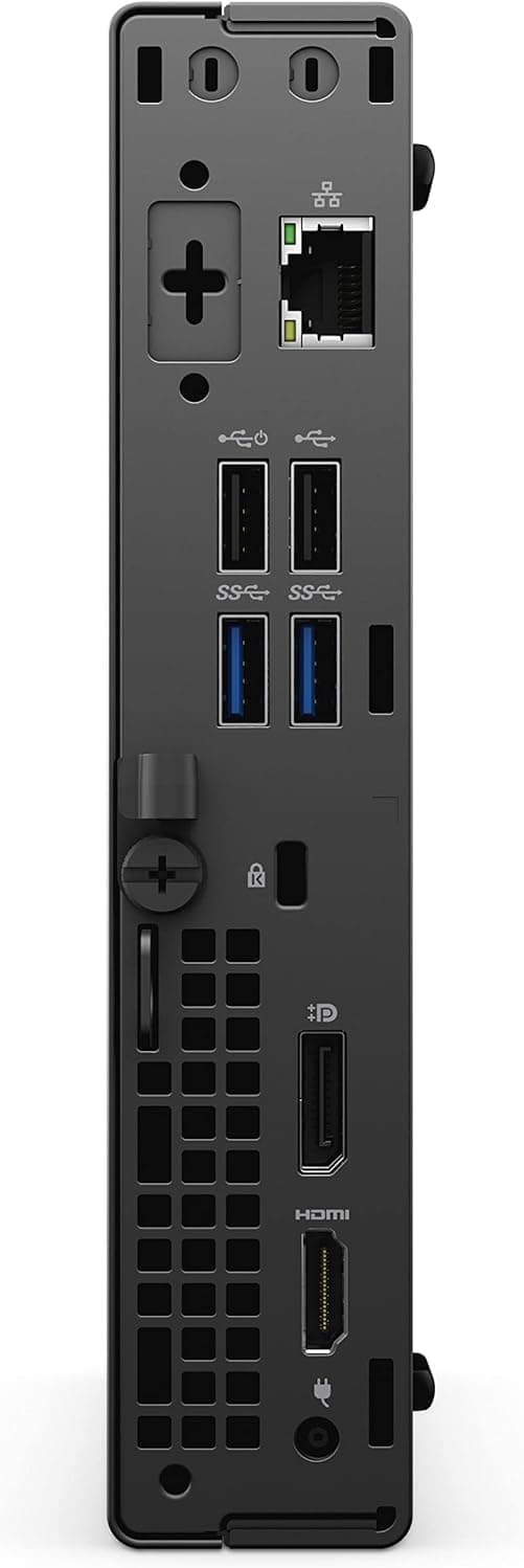 Dell OptiPlex 3000 3080 Desktop Computer - Intel Core i3 10th Gen i3-10100T Quad-core (4 Core) 3GHz - 8GB RAM DDR4 SDRAM - 256GB SSD - Micro PC (KT0JX) (Renewed)