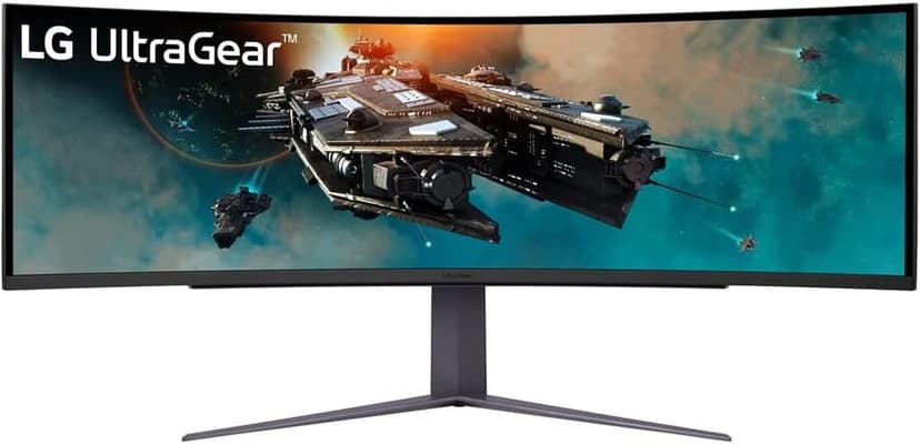 LG 49GR85DC-B 49 inch Curved Ultragear DQHD 1ms 240Hz Monitor, VESA DisplayHDR 1000 Bundle with 2 YR CPS Enhanced Protection Pack