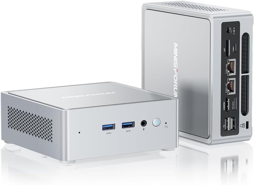 MINISFORUM NAB9 Plus Mini PC Intel Core i9-12900HK(14C/20T), 32GB RAM 1TB SSD, HDMI+DP+USB4(PD) Video Outputs Mini Computers, OCuLink Port, 2X 2.5G LAN Port Intel Iris Xe Graphics Desktop Computer