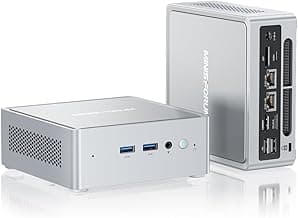 MINISFORUM NAB9 Plus Mini PC Intel Core i9-12900HK(14C/20T), 32GB RAM 1TB SSD, HDMI+DP+USB4(PD) Video Outputs Mini Computers, OCuLink Port, 2X 2.5G LAN Port Intel Iris Xe Graphics Desktop Computer