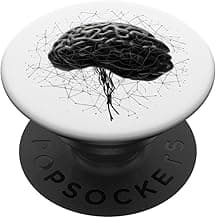 Brain Neural AI Deep Learning Computer Algorithm Programmer PopSockets Swappable PopGrip