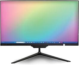 21.5" Full HD All in One PC Desktop Computer - Windows 11 Home - N4120 CPU, 4GB RAM, 128GB SSD, Dual-Band Wi-Fi, Bluetooth, Expandable HDD - AIO PC with Front Camera, Wireless Keyboard & Mouse