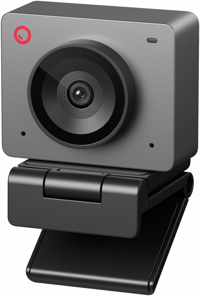 OBSBOT Meet SE 1080P 100FPS Webcam for PC, AI Framing Streaming Camera with 1/2.8" Sensor, Beauty Mode, Gesture Control, DOL HDR, Web Camera for Desktop Computer, Laptop,Meeting, etc. (Space Grey)
