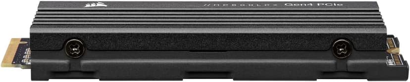 Corsair MP600 PRO LPX 1TB M.2 NVMe PCIe x4 Gen4 SSD - Optimised for PS5 (Up to 7,100MB/sec Sequential Read & 5,800MB/sec Sequential Write Speeds, High-Speed Interface, Compact Form Factor) Black