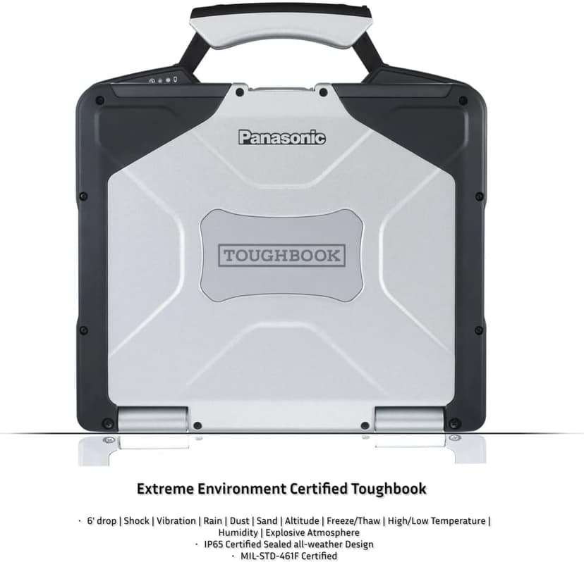 Panasonic Toughbook 31 CF-31 MK5 Rugged Laptop, 13.1" XGA Touch, i5-5300U 2.3GHz, 16GB RAM, 1TB SSD, 4G LTE, Backlit Keyboard, Windows 10 Pro