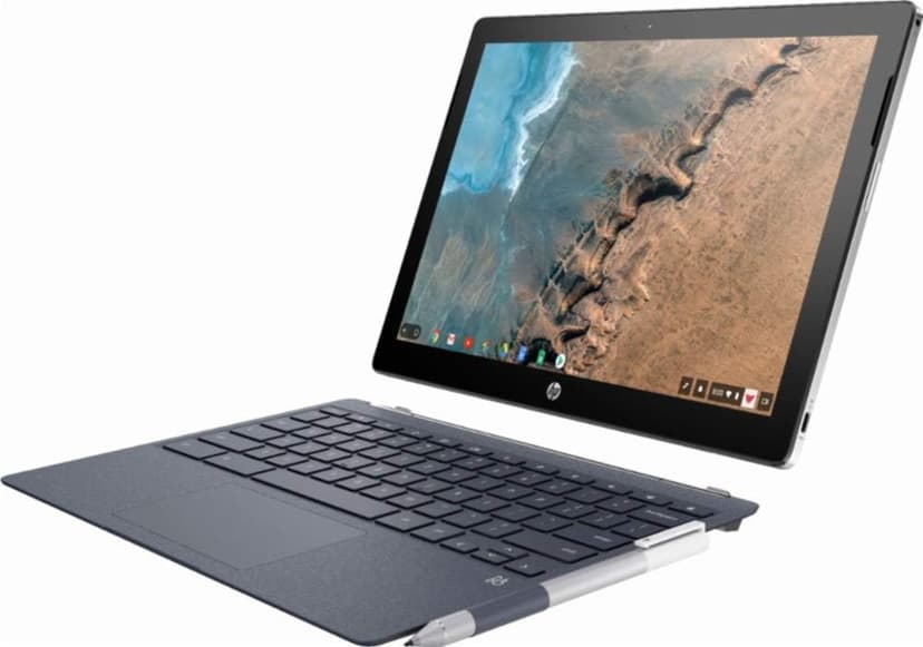 HP 2-in-1 12.3" Touch-Screen Chromebook Intel Core M - 4GB Memory - 32GB eMMC Flash Memory (X2 12-F014D) White - New