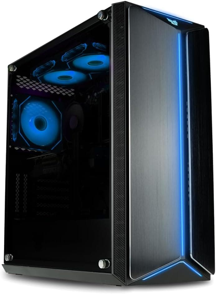Mantis V2 Gaming Desktop PC (NVD GeForce RTX 5090, Intel 24-Core i9-14900KF Processor, WaterCooled, 64GB DDR5 RAM, 2TB NVMe Gen4 SSD, HDMI, WiFi 6E + BT, Windows 11 Pro) - Best 2024 RGB Gamer Desktop