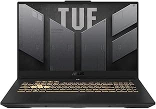 ASUS TUF Gaming F17 (2023) Gaming Laptop, 17.3” FHD 144Hz Display, GeForce RTX 3050, Intel Core i5-12500H, 16GB DDR4, 512GB PCIe SSD, Wi-Fi 6, Windows 11, FX707ZC-ES53,Mecha Gray