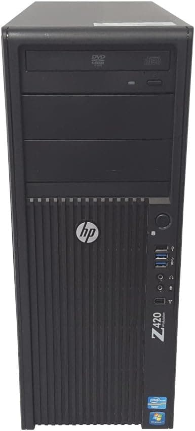 HP Z420 PCSP Entry Level Music Production PC, Intel Xeon E5-1620 Quad Core up to 3.8GHz, 32GB RAM, 512GB SSD + 2TB HDD, Nvidia Quadro 600 1GB (Display Port & DVI), USB 3.0, Windows 10 Pro (Renewed)