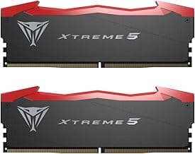 Patriot Memory Viper Xtreme 5 DDR5 RAM 32GB (2X16GB) 7600MT/s CL36 1.45v UDIMM Desktop Gaming Memory Kit Compatible with Intel XMP - PVX532G76C36K