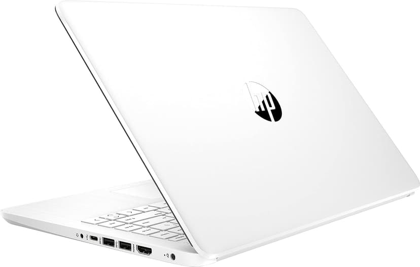 HP 14" Ultral Light Laptop for Students and Business, Intel Quad-Core N4120, 16GB RAM, 128GB Storage(64GB eMMC+64GB Ghost Manta SD), 1 Year Office 365, Webcam, HDMI, WiFi, USB-A&C, Win 11 S