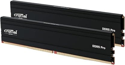 Crucial Pro 128GB Kit (2x64GB) DDR5 RAM, 5600MHz (or 5200MHz or 4800MHz) Desktop Gaming Memory UDIMM, Compatible with Latest Intel & AMD CPU CP2K64G56C46U5