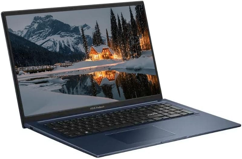 ASUS Vivobook 17.3" FHD Laptop, 6-Core Intel Core i3, 40GB RAM 2.5TB Storage (2TB SSD+512GB Docking Station Set), Windows 11 Pro with Microsoft Office Home & Business Included, PLUSERA Earphones, Blue