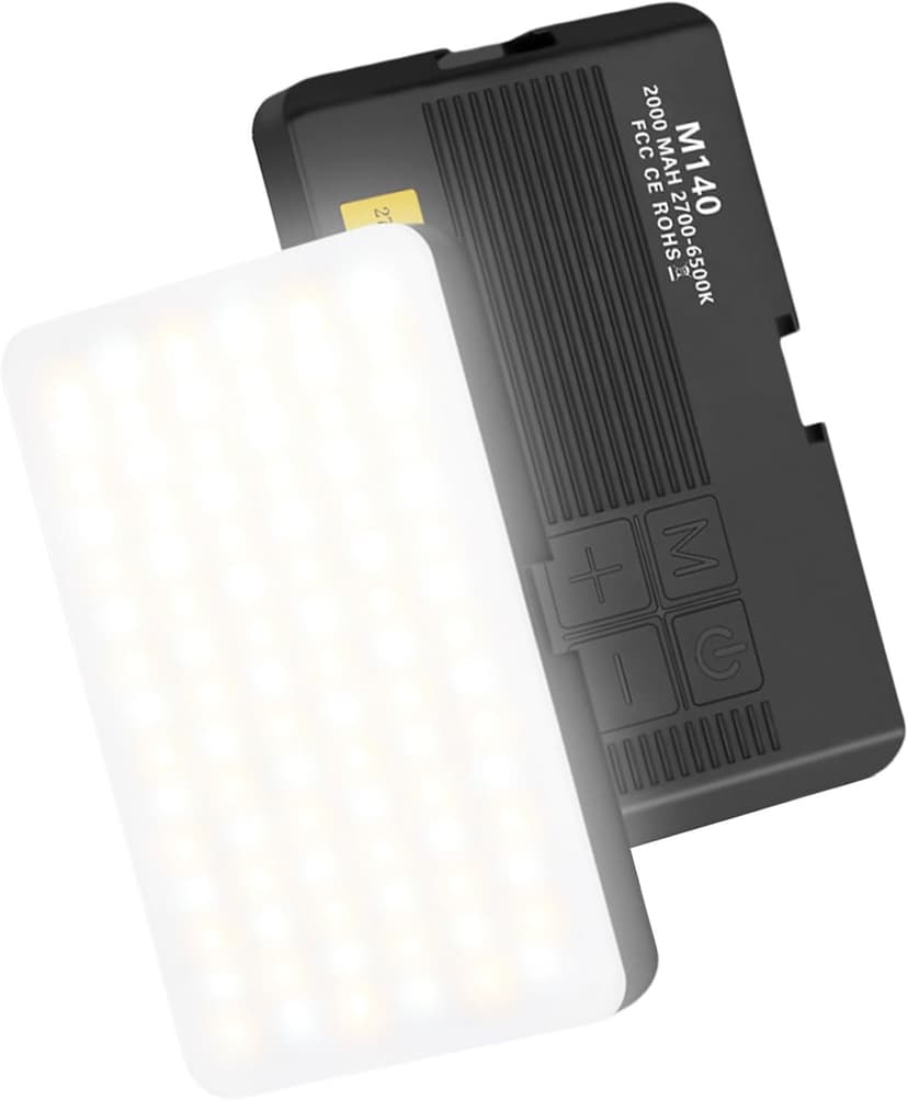 Rechargeable LED Fill Light Portable Pocket Designs Video Light Camera Light For Cell Phones Laptops Makeup Videos
