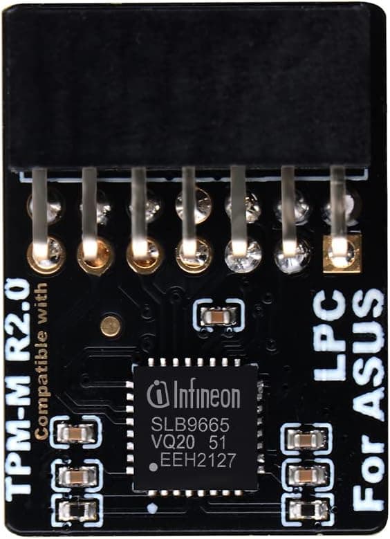 TPM2.0 Module LPC 14Pin Module with Infineon SLB9665 for ASUS Motherboard Compatible with TPM-M R2.0