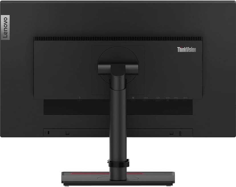Lenovo ThinkVision T24i-20 24" Full HD WLED LCD Monitor - Raven Black in-Plane Switching (IPS) Technology - 1920 x 1080 - HDMI - VGA - DisplayPort - USB Hub HDMI